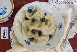 Вареники с голубикой