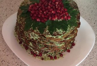 Печеночный торт "Печень и сердце"