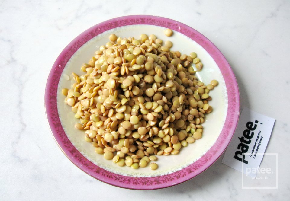 Суп с индейкой, зелёной  чечевицей и лисичками - Шаг 10