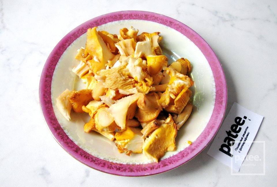 Суп с индейкой, зелёной  чечевицей и лисичками - Шаг 12