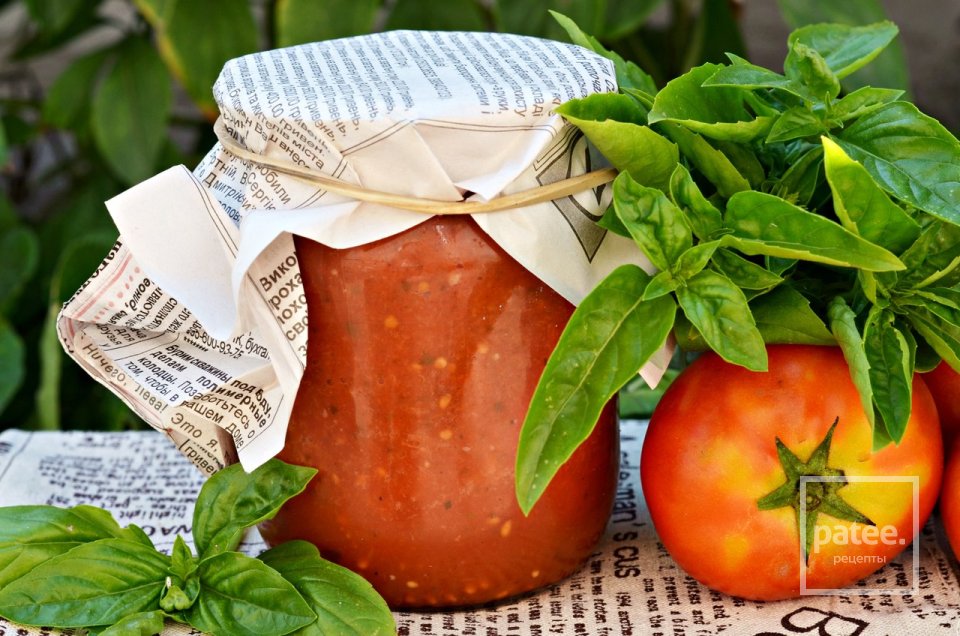 Томатный соус с базиликом - Шаг 12