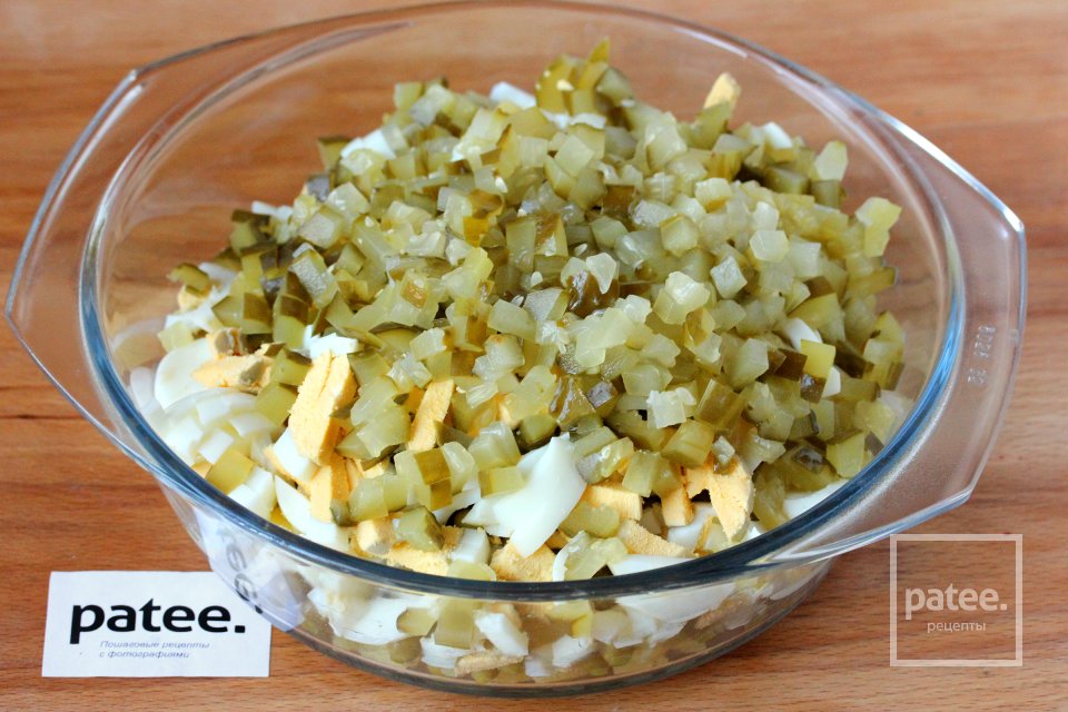 Салат Оливье с креветками - Шаг 8