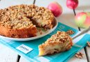 Пирог яблочный с грецкими орехами