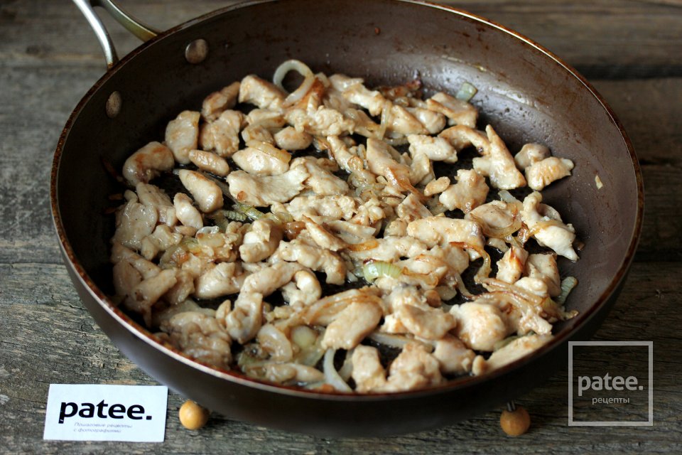 Куриное филе в устричном соусе с овощами - Шаг 8