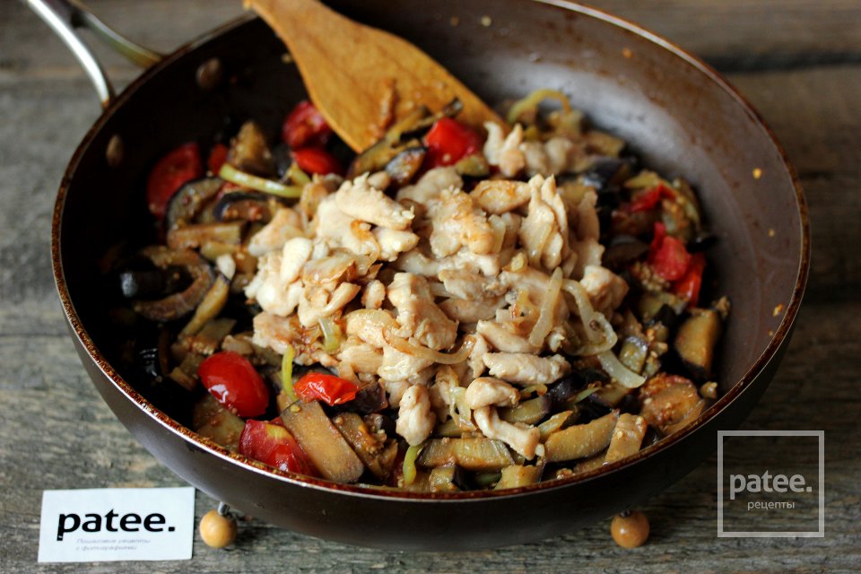 Куриное филе в устричном соусе с овощами - Шаг 13