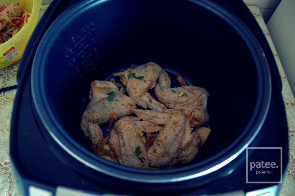 Диетические куриные крылышки на пару - Шаг 8