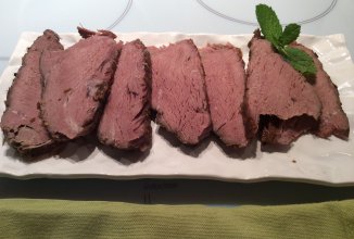 Говядина запечёная в фольге.