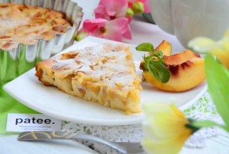 Яблочно-персиковый пирог