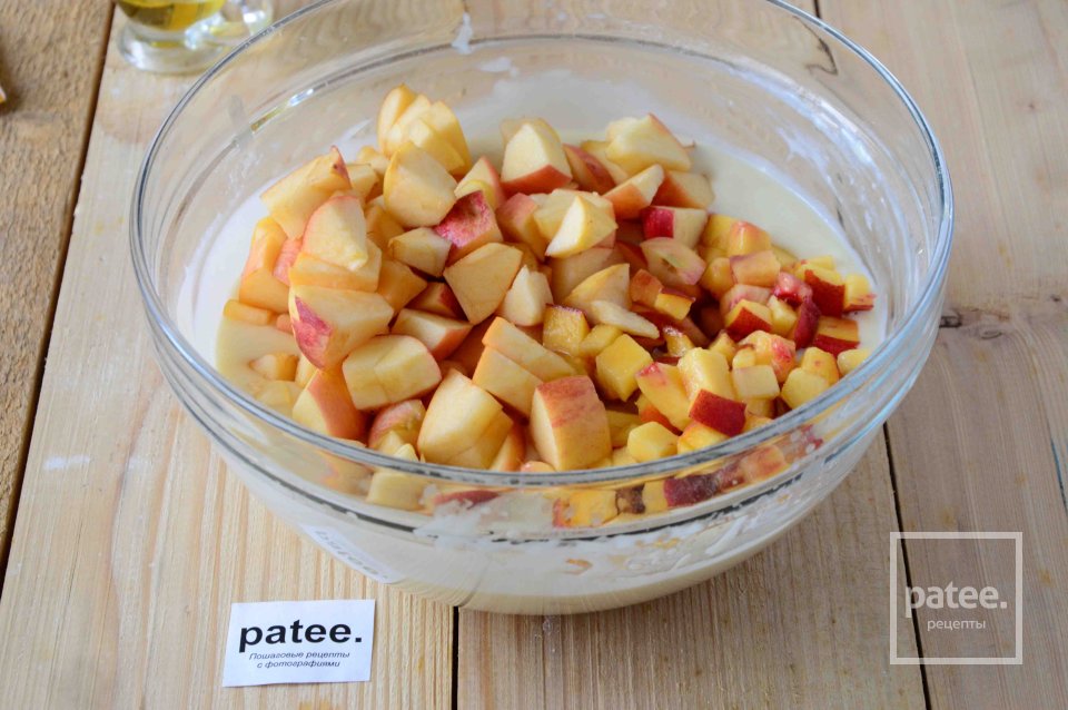 Яблочно-персиковый пирог - Шаг 9