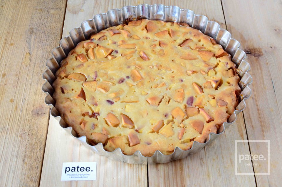 Яблочно-персиковый пирог - Шаг 12