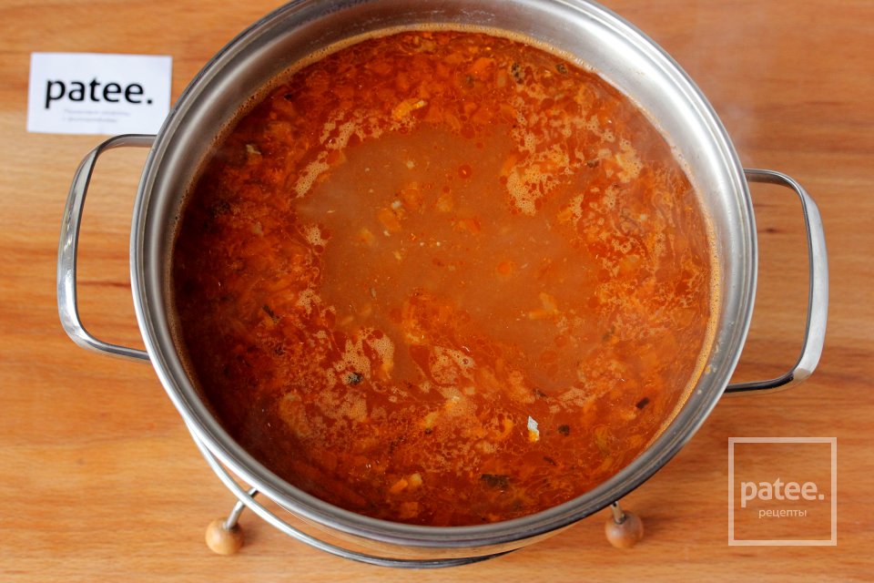 Картофельный суп с сардиной в томатном соусе - Шаг 8