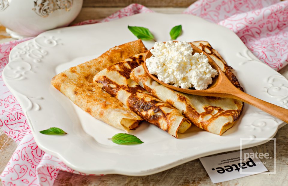 Творожные блины без муки - Шаг 11