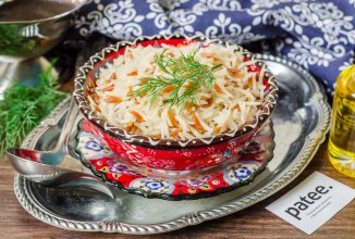 Пилав из риса и пасты Орзо