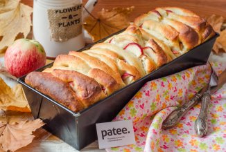 Яблочный пирог гармошка