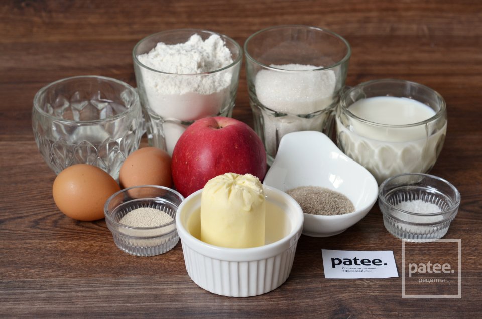 Яблочный пирог гармошка - Шаг 1