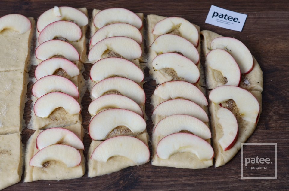 Яблочный пирог гармошка - Шаг 17