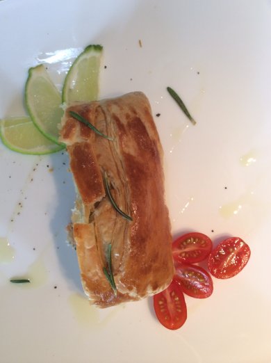 Филе форели со шпинатом запечёное в слоёном тесте - Шаг 21