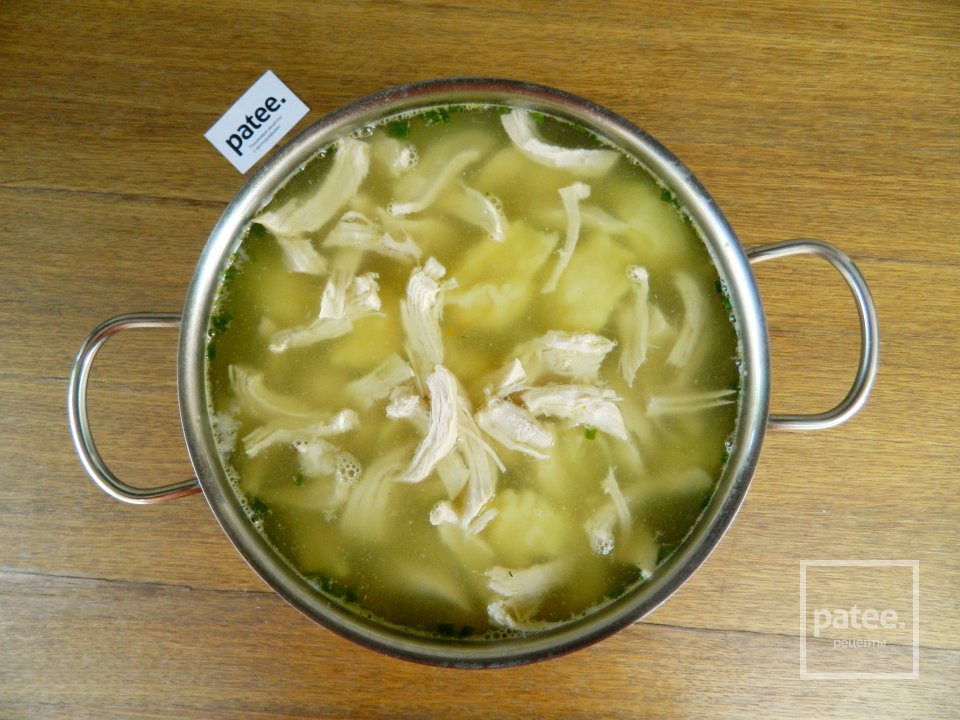 Куриный суп с галушками - Шаг 19