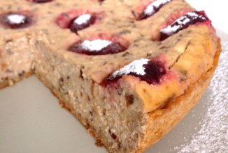 Творожный тарт с черносливом