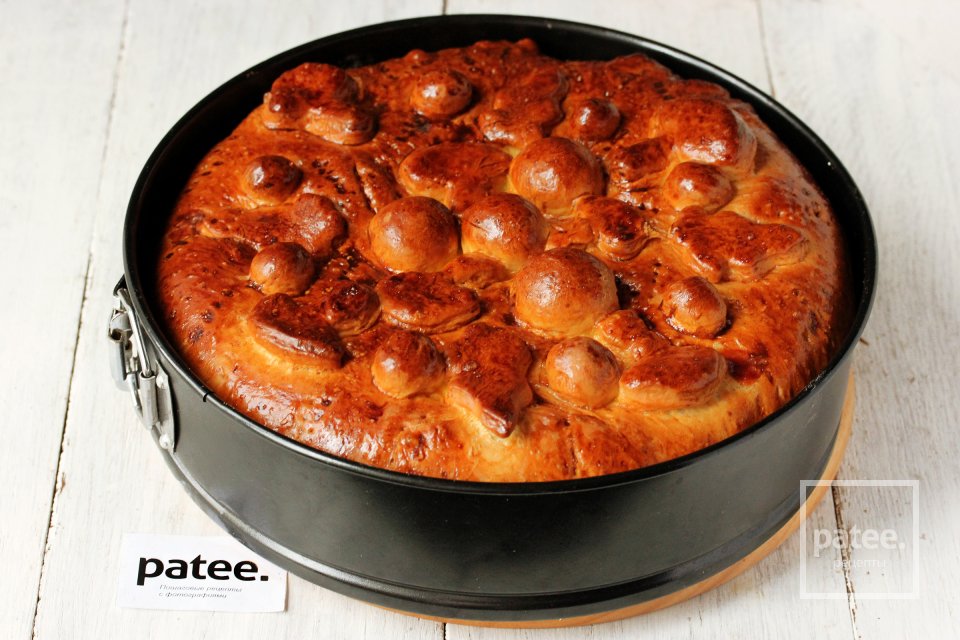 Пирог с белыми грибами - Шаг 17