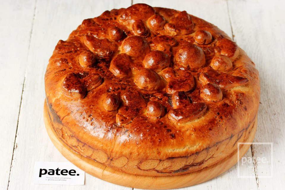 Пирог с белыми грибами - Шаг 18