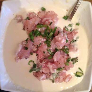 "Ленивые пирожки" / Лепешки с курицей - Шаг 3