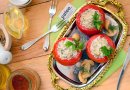 Помидоры фаршированные грибами