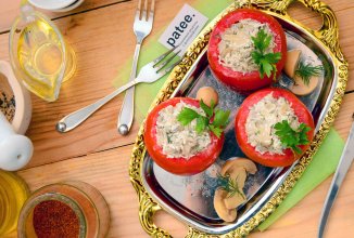 Помидоры фаршированные грибами