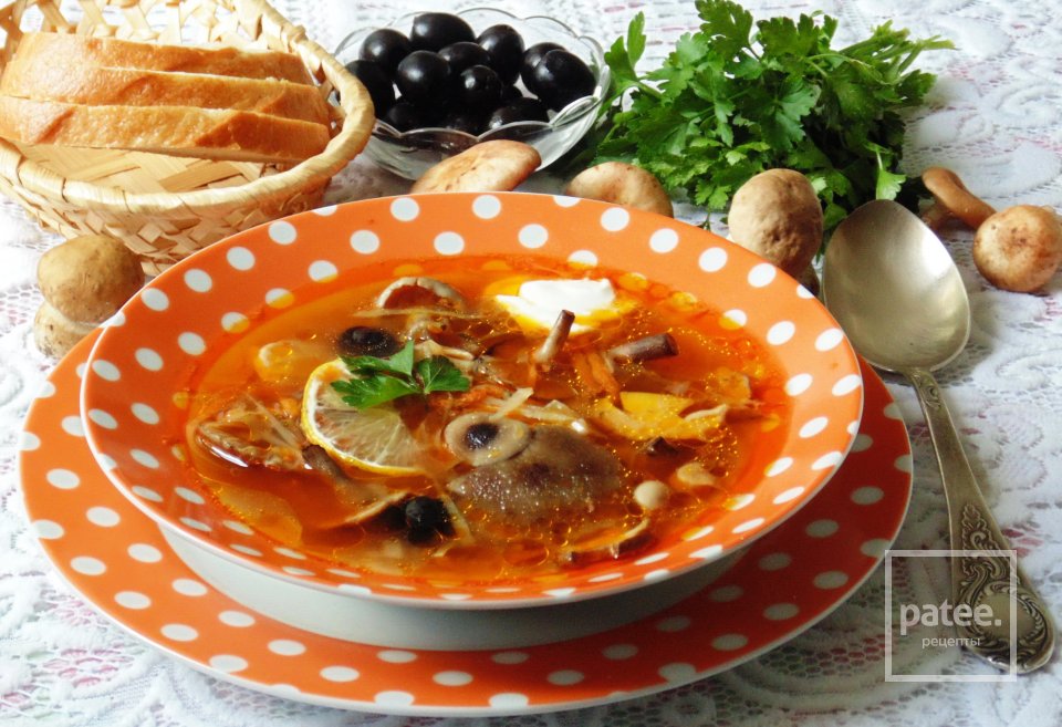 Солянка грибная - Шаг 19