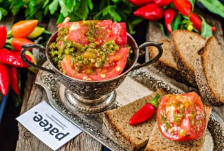 Маринованные помидоры с перечной заправкой