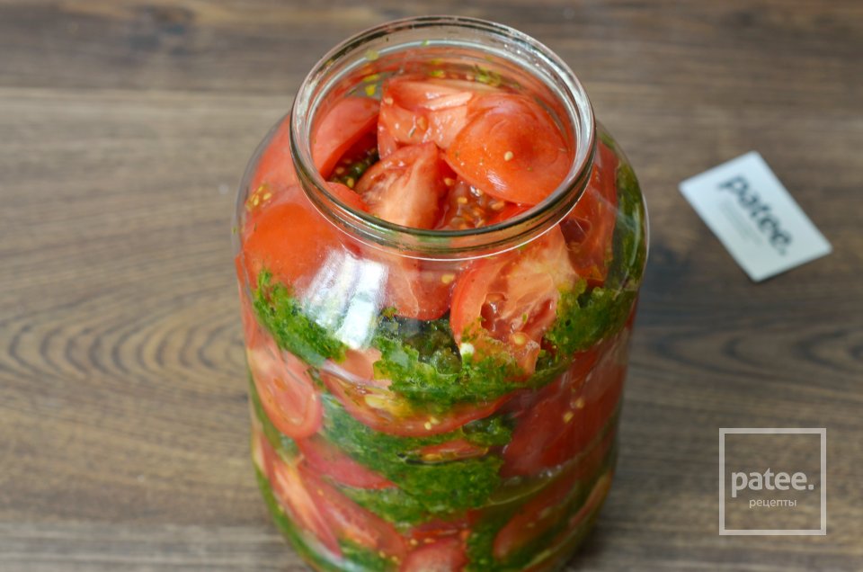 Маринованные помидоры с перечной заправкой - Шаг 8