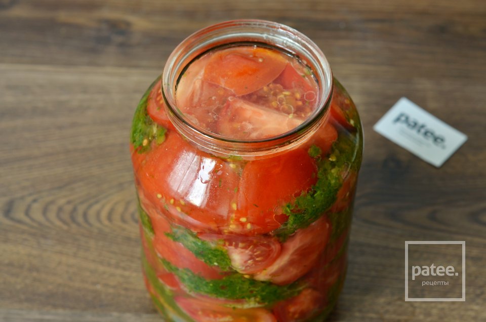 Маринованные помидоры с перечной заправкой - Шаг 11