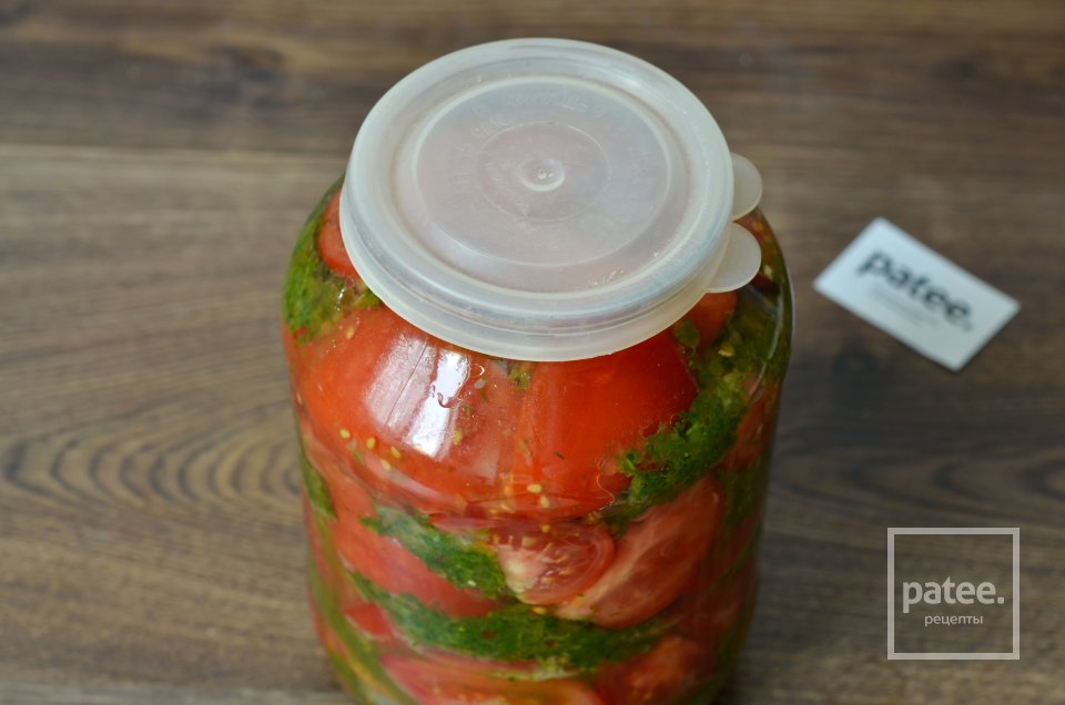 Маринованные помидоры с перечной заправкой - Шаг 12