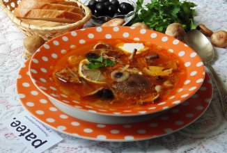 Солянка грибная