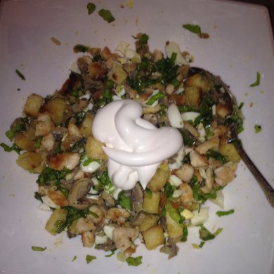 Теплый домашний салат - Шаг 5