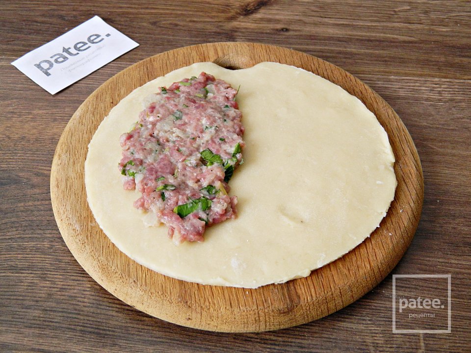 Чебуреки на заварном тесте - Шаг 17