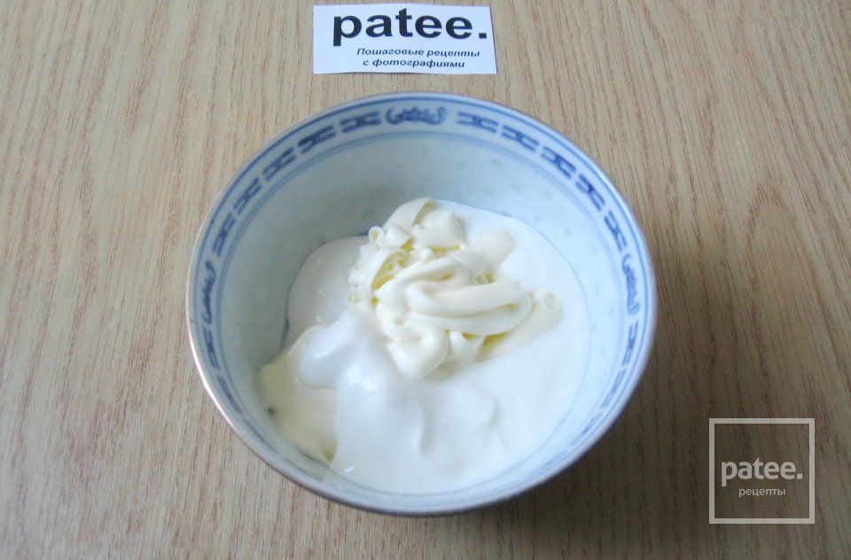 Салат с креветками и огурцами - Шаг 7