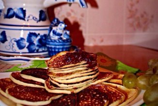 Оладушки кружевные как у бабушки