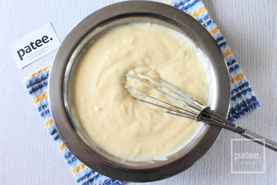 Яблочный пирог с пудинговым кремом - Шаг 6