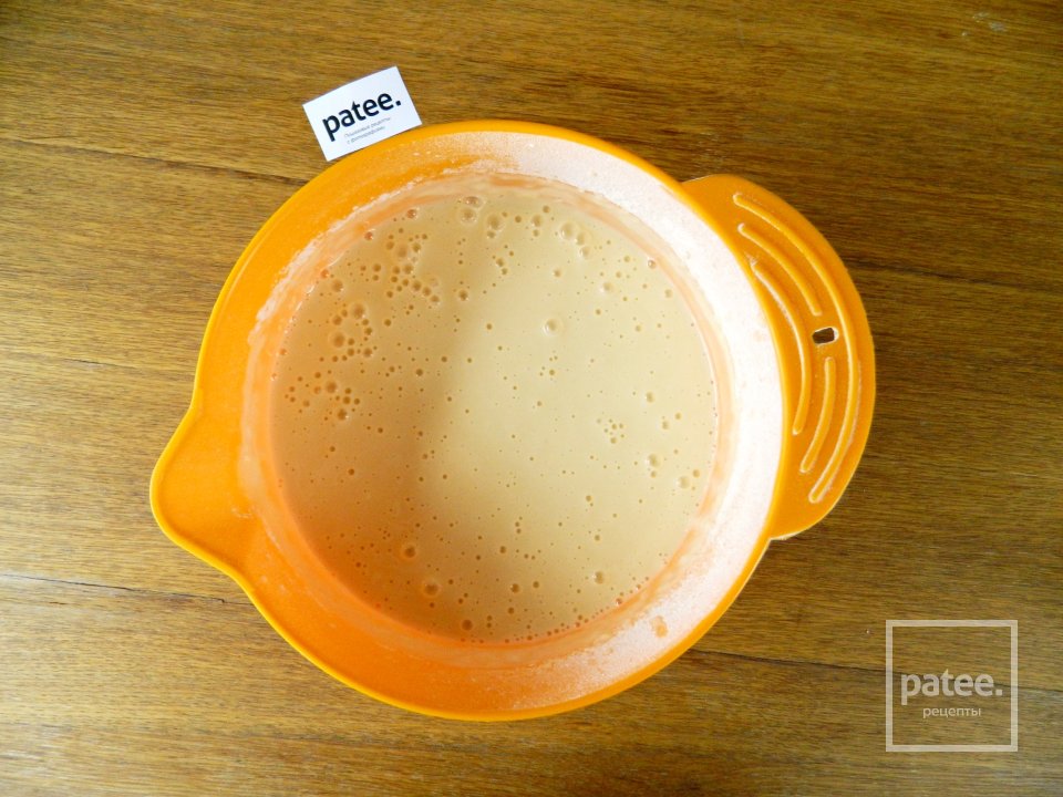 Блины на кипятке с молоком - Шаг 6