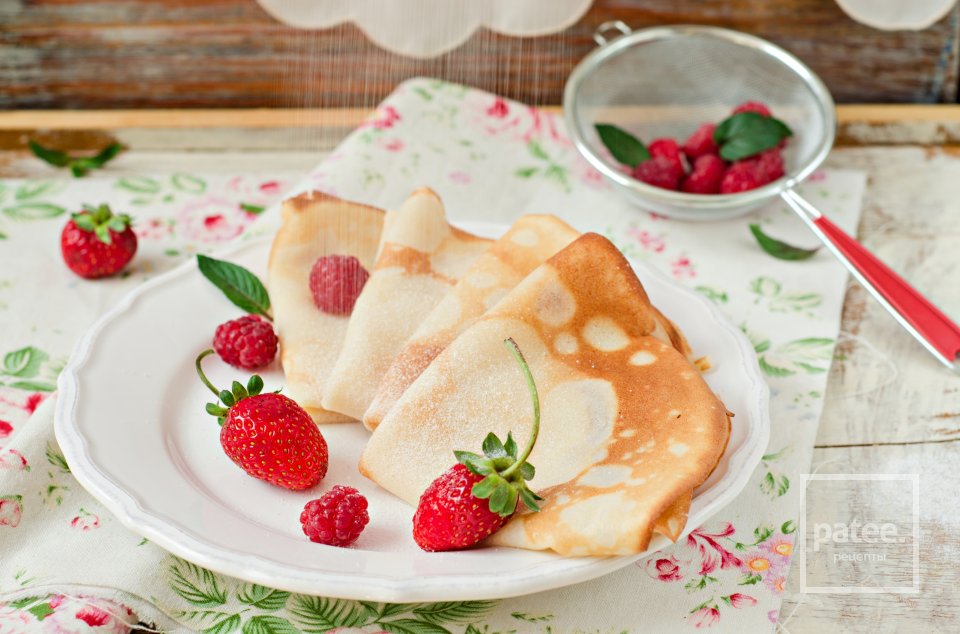 Блины на кипятке с молоком - Шаг 11