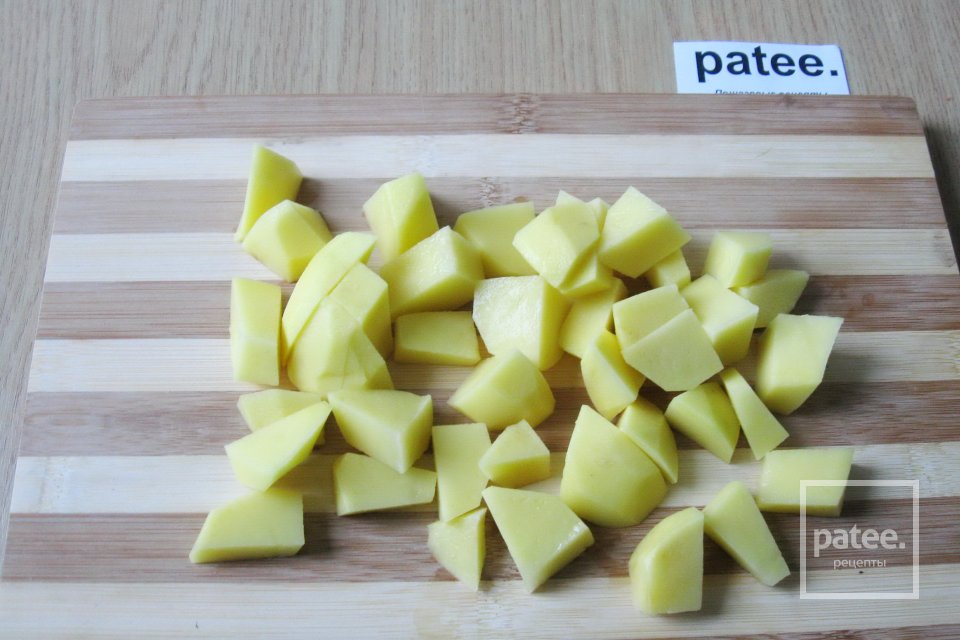 Борщ с индейкой и белыми грибами - Шаг 2