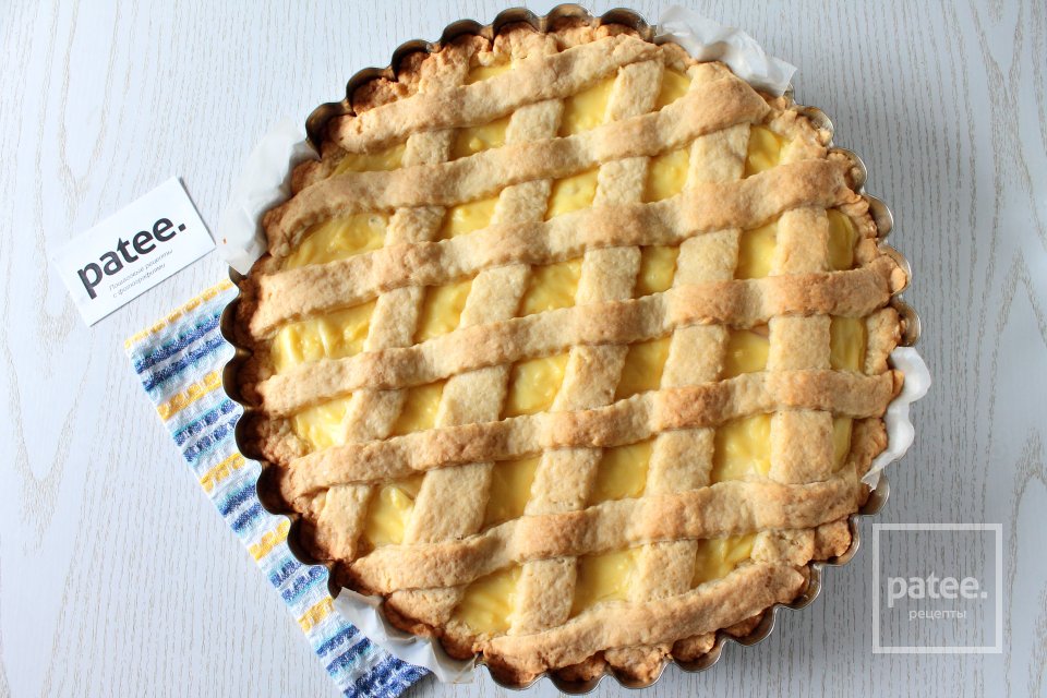 Яблочный пирог с пудинговым кремом - Шаг 11