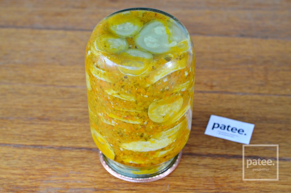 Острые кабачки на зиму - Шаг 17