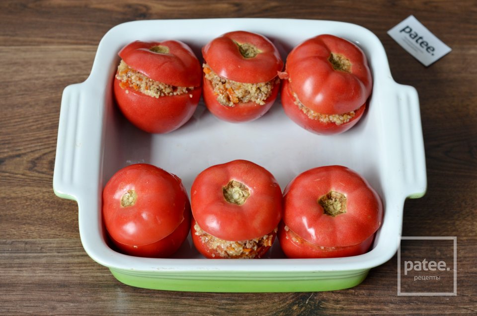 Помидоры фаршированные мясным фаршем и булгуром - Шаг 16