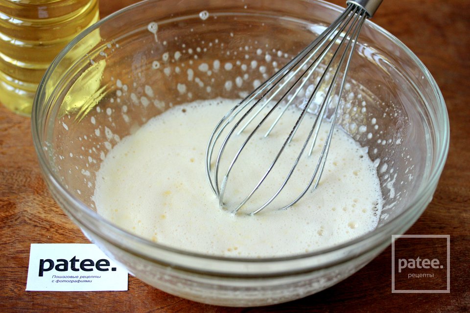 Апельсиновый кекс с виноградом и малиной - Шаг 4