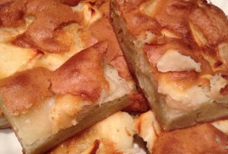 Быстрый пирог с яблоками
