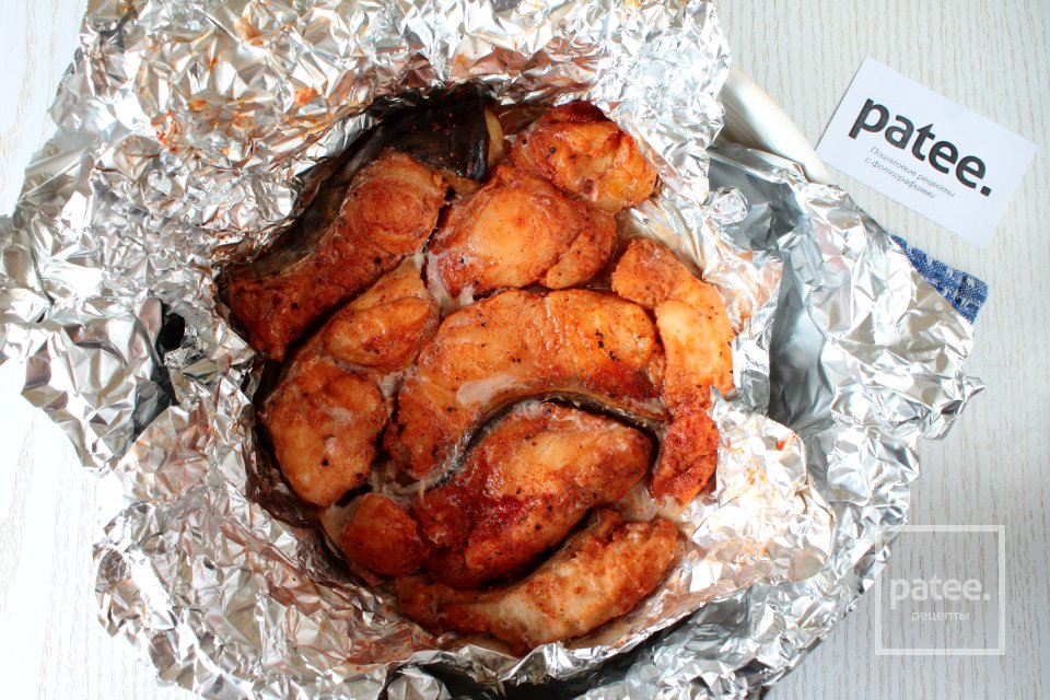 Сом с пряным рисом в мультиварке - Шаг 9