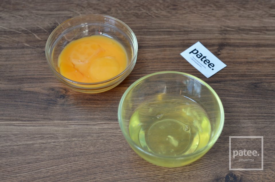 Корзиночки с манговым кремом и запеченной меренгой - Шаг 11