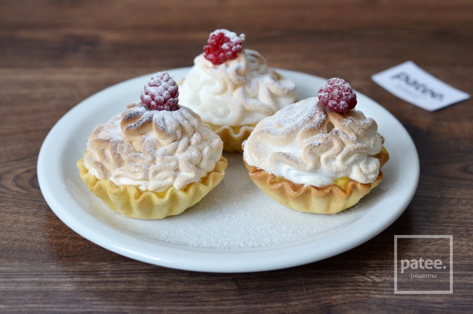 Корзиночки с манговым кремом и запеченной меренгой - Шаг 18